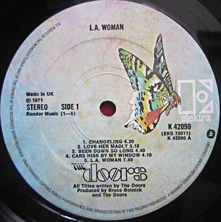 The Doors : L.A. Woman (LP, Album, RE)