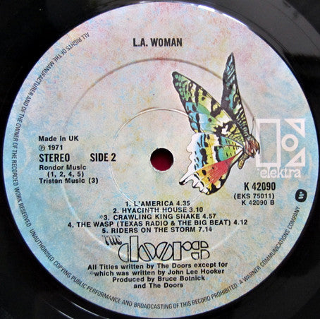 The Doors : L.A. Woman (LP, Album, RE)