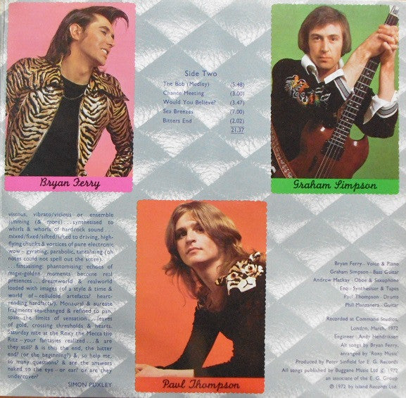 Roxy Music : Roxy Music (LP, Album, RP, Ger)
