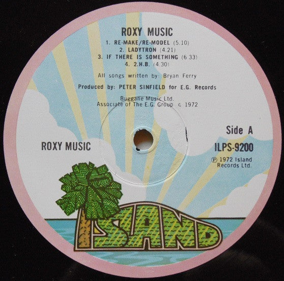 Roxy Music : Roxy Music (LP, Album, RP, Ger)