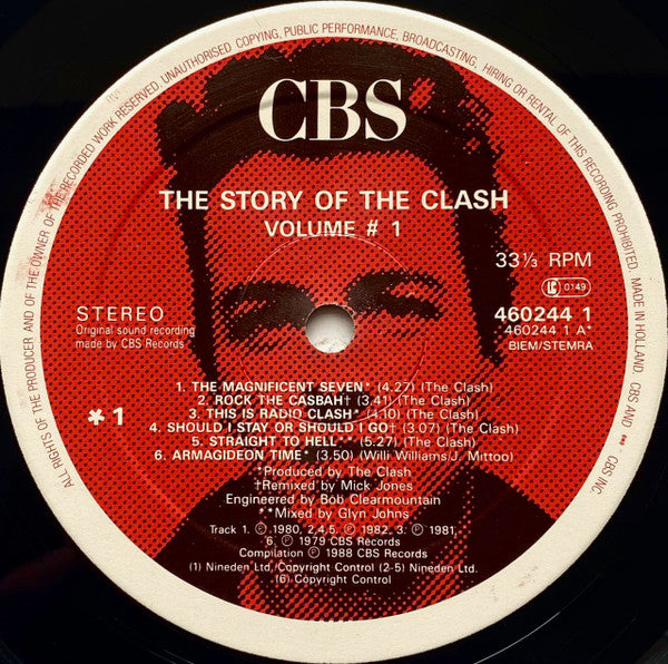 The Clash : The Story Of The Clash  (Volume 1) (2xLP, Comp)
