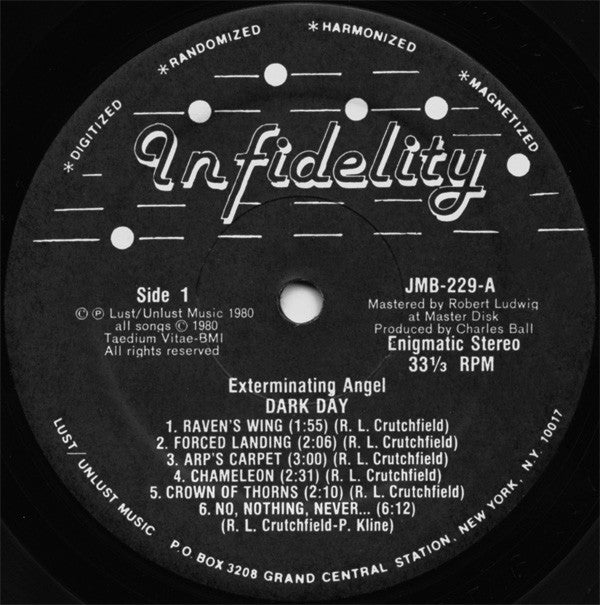 R.L. Crutchfield's Dark Day* : Exterminating Angel (LP, Album)