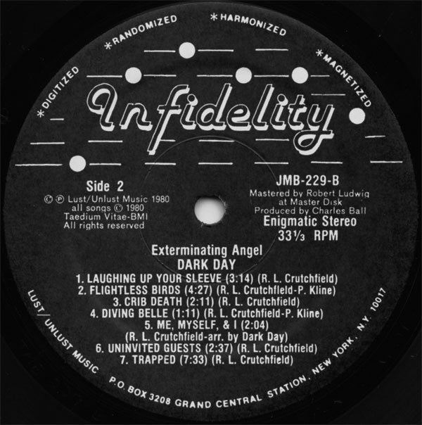 R.L. Crutchfield's Dark Day* : Exterminating Angel (LP, Album)