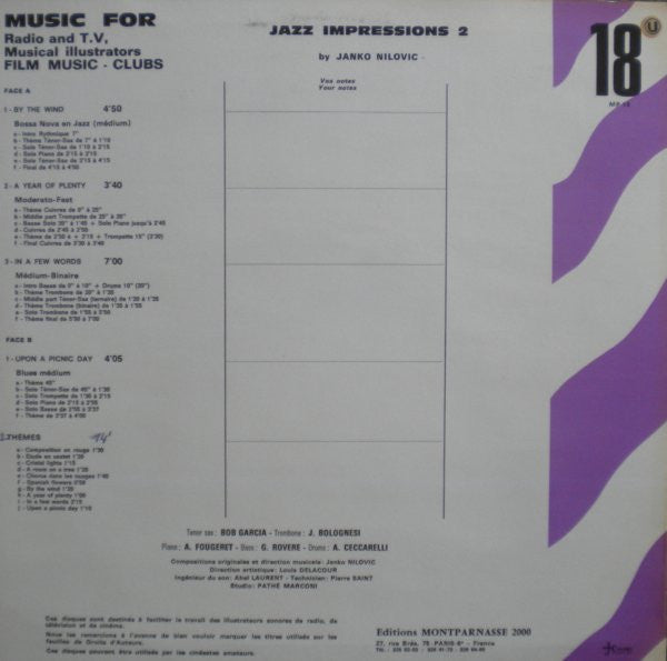 Janko Nilovic : Jazz Impressions 2 (LP)