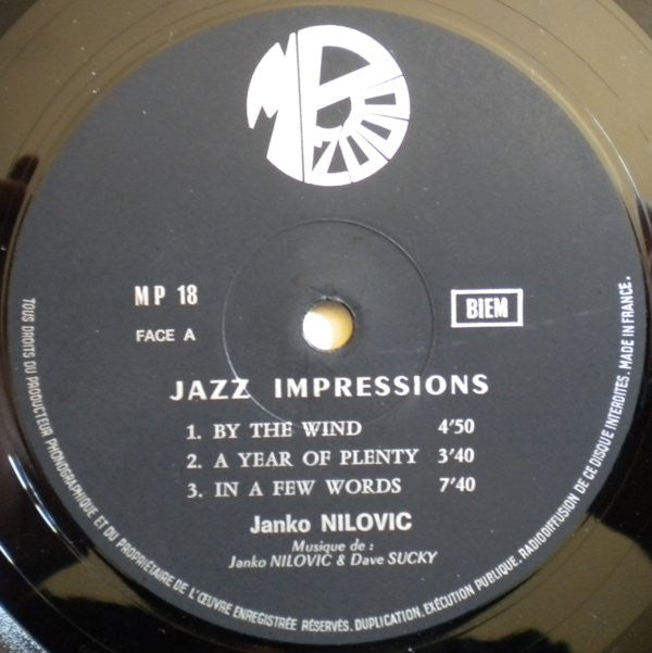 Janko Nilovic : Jazz Impressions 2 (LP)