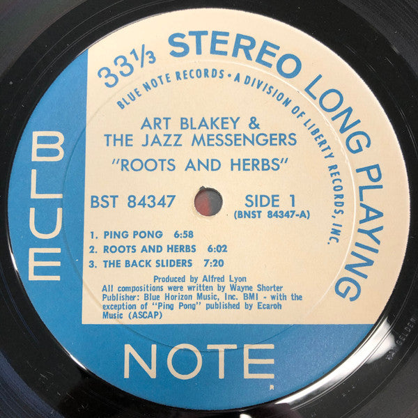 Art Blakey And The Jazz Messengers* : Roots & Herbs (LP, Album)