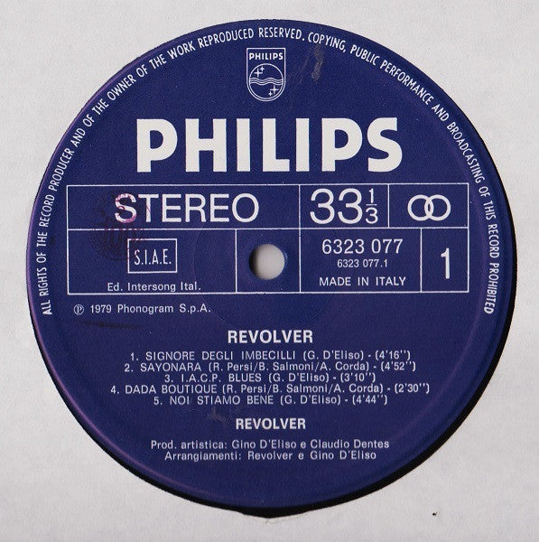 Revolver (8) : Revolver! (LP, Album)