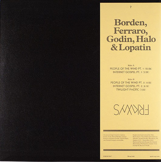 Borden*, Ferraro*, Godin*, Halo*, Lopatin* : FRKWYS 7  (LP, Album, Ltd)