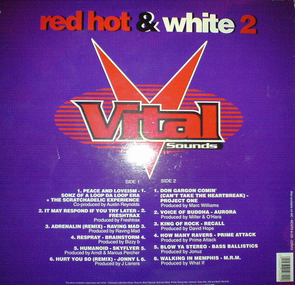 Various : Red Hot & White Labels 2 (LP, Comp)