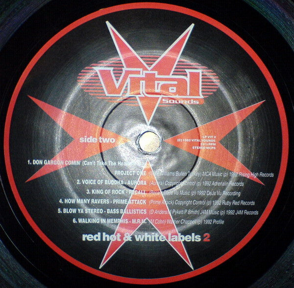 Various : Red Hot & White Labels 2 (LP, Comp)