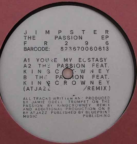 Jimpster : The Passion EP (12", EP, Ltd, W/Lbl, Sta)