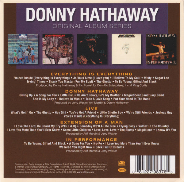 Donny Hathaway : Original Album Series (Box, Comp, RP + CD, Album, RE + CD, Album, RE + CD)
