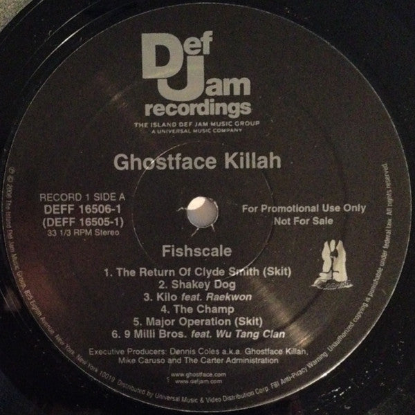 Ghostface Killah : Fishscale (2xLP, Advance, Album, Promo, Cen)