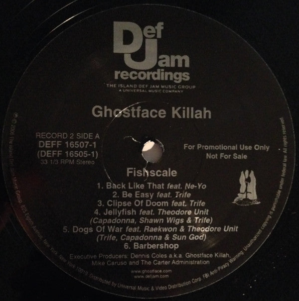 Ghostface Killah : Fishscale (2xLP, Advance, Album, Promo, Cen)