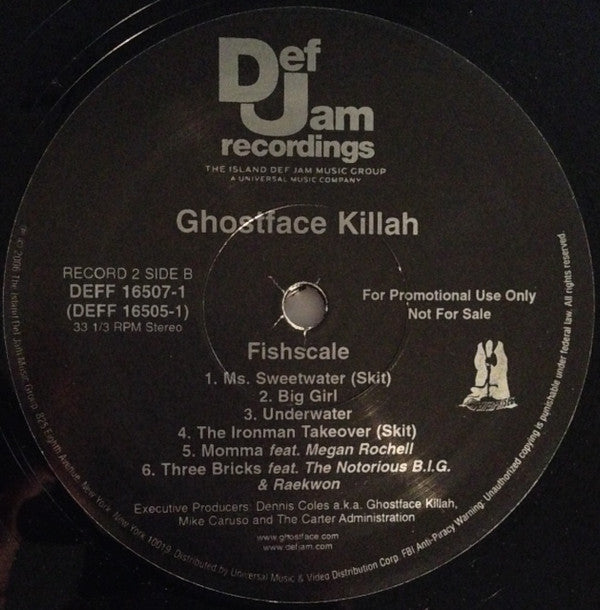 Ghostface Killah : Fishscale (2xLP, Advance, Album, Promo, Cen)