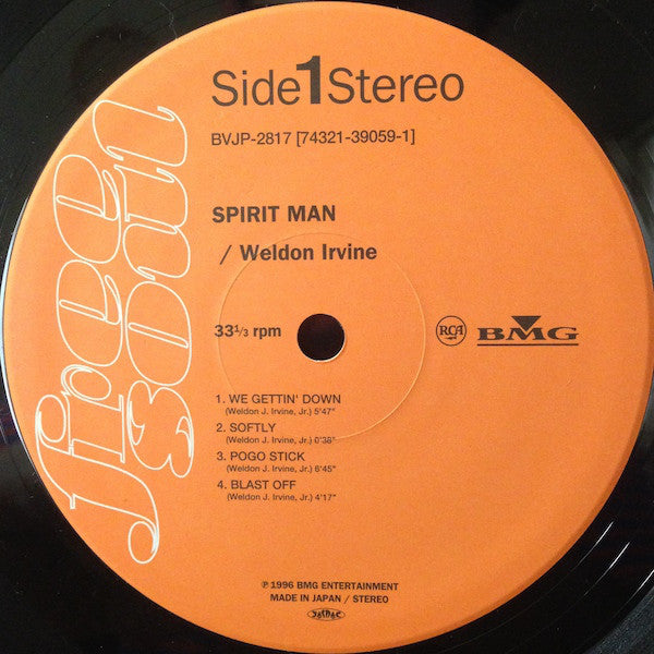 Weldon Irvine : Spirit Man (LP, Album, RE)