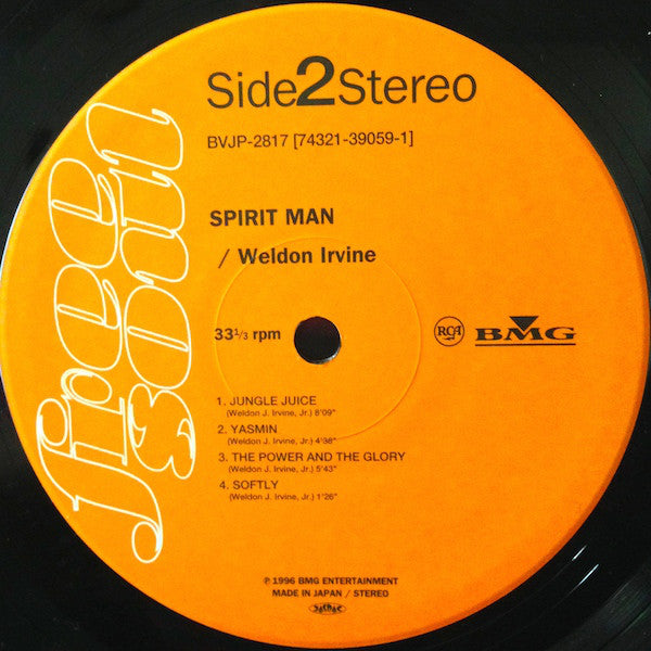 Weldon Irvine : Spirit Man (LP, Album, RE)