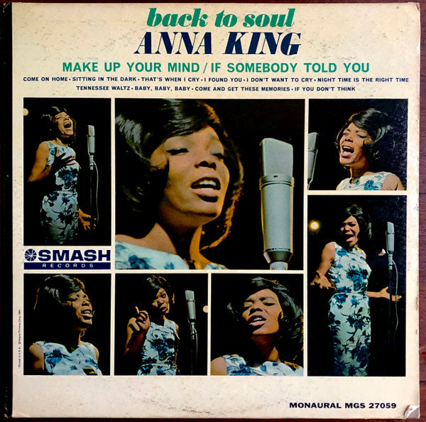 Anna King : Back To Soul (LP, Album, Mono)