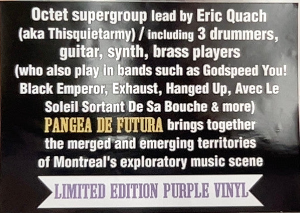 Pangea De Futura : War Milk (LP, Album, Ltd, Pur)
