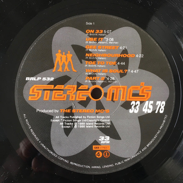 Stereo MC's : 33 45 78 (LP, Album)