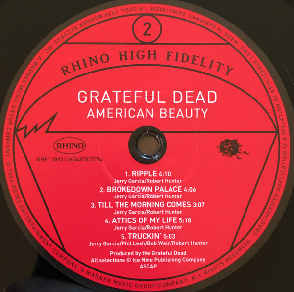 Grateful Dead* : American Beauty (LP, Album, Ltd, RE, 180)