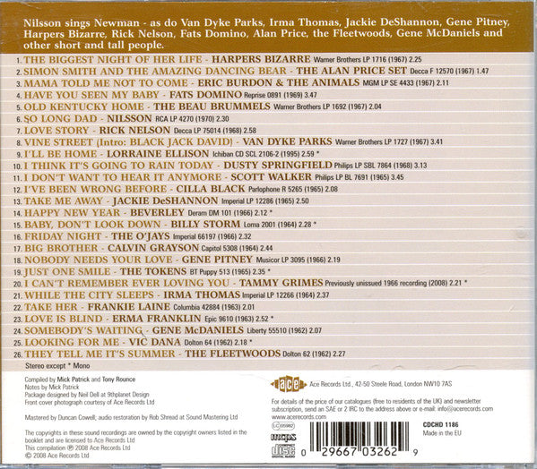 Randy Newman : On Vine Street (The Early Songs Of Randy Newman) (CD, Comp)