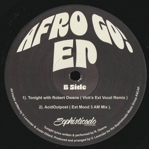 Vick Lavender : Afro Go! EP (12", EP)