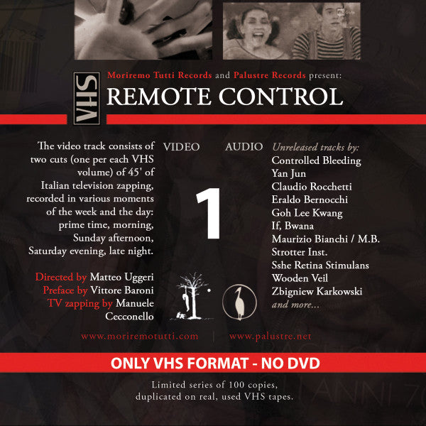 Various : Remote Control - Vol. I (VHS, Ltd, Vid)