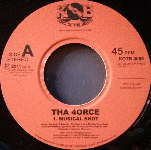 Tha 4orce* : Musical Shot (7", Ltd)