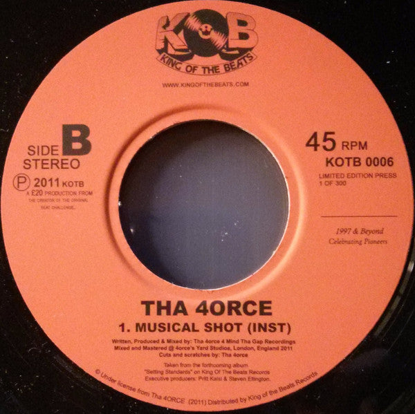 Tha 4orce* : Musical Shot (7", Ltd)