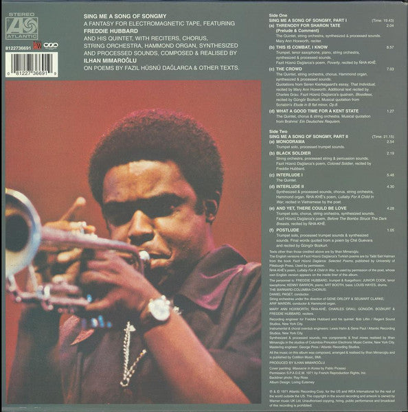 Freddie Hubbard : Sing Me A Song Of Songmy, A Fantasy For Electromagnetic Tape (LP, RE)
