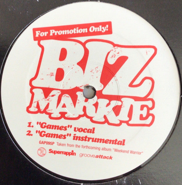 Biz Markie : Games / Tear Shit Up (12", Promo)