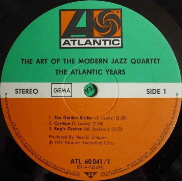 The Modern Jazz Quartet : The Art Of The Modern Jazz Quartet (The Atlantic Years) (2xLP, Comp)