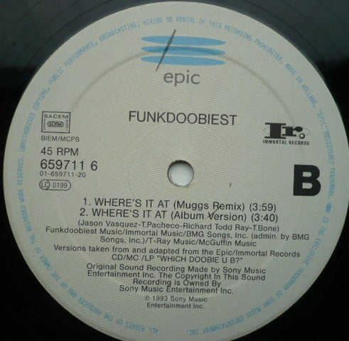 Funkdoobiest : Wopbabalubop (12")
