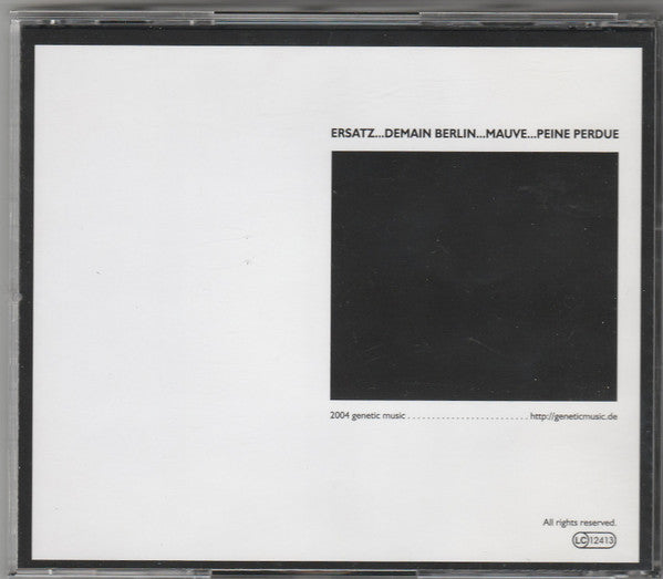 Guerre Froide : Guerre Froide (CD, EP)