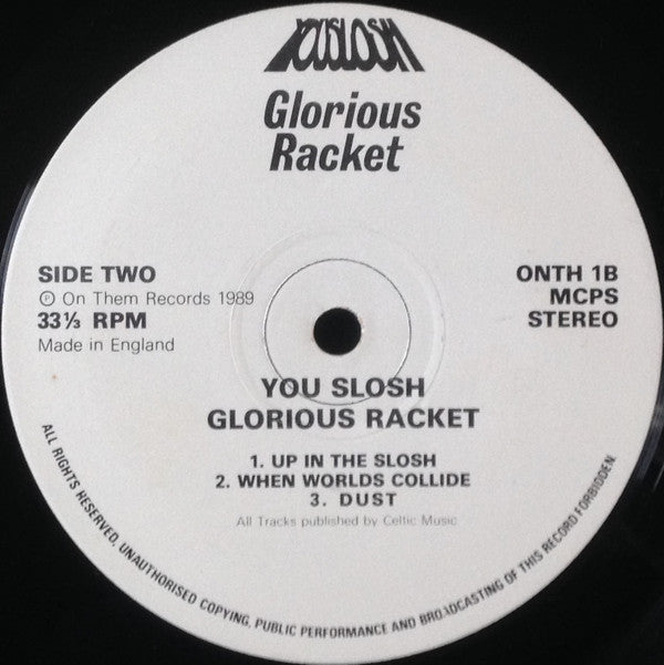 You Slosh : Glorious Racket (LP, Album)