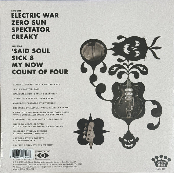 Little Barrie & Malcolm Catto* : Electric War (LP, Album, Ltd, Gre)