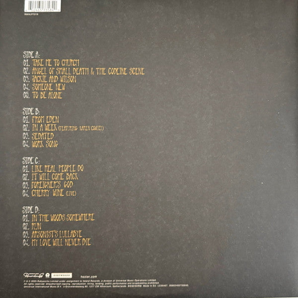 Hozier : Hozier (2xLP, Album, Dlx, RE, Bab)