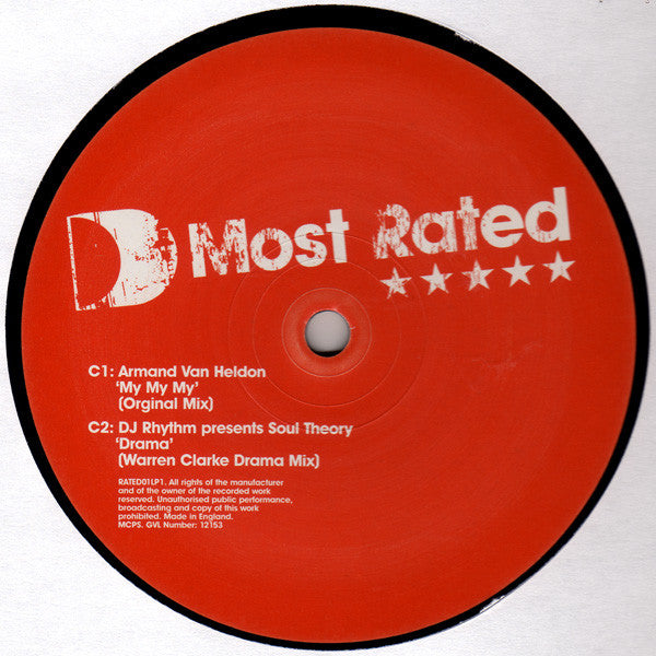 Various : Most Rated (Part 01) (2x12", Comp)