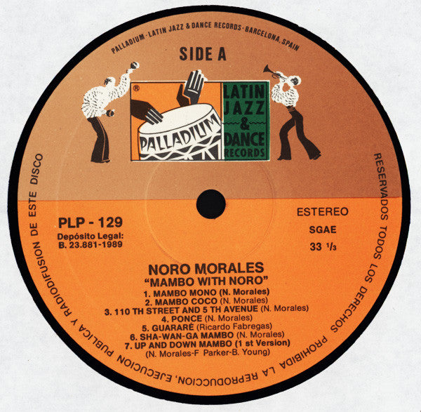 Noro Morales And His Orchestra* : Mambo With Noro (LP, Album, RE)