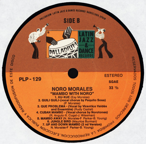 Noro Morales And His Orchestra* : Mambo With Noro (LP, Album, RE)