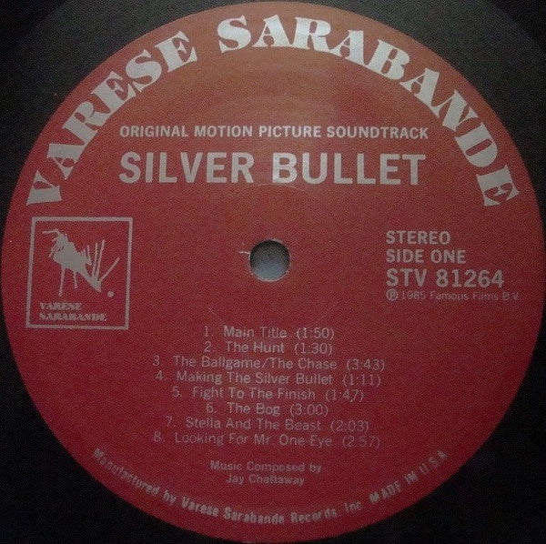 Jay Chattaway : Stephen King's Silver Bullet (Original Motion Picture Soundtrack) (LP, Album)