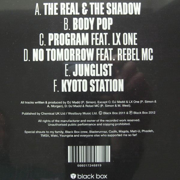 DJ Madd : The Real & The Shadow (3x12", Album + CD, Album)
