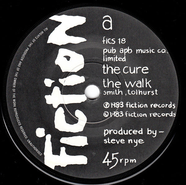 The Cure : The Walk (7", Single, Pos)