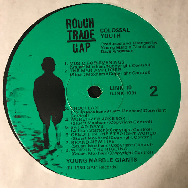 Young Marble Giants : Colossal Youth (LP, Album, Gre)