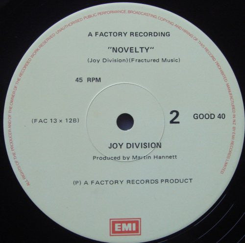 Joy Division : Transmission (12", Single, RE)