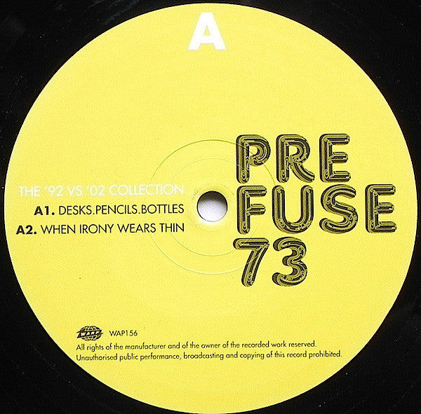 Prefuse 73 : The '92 Vs '02 Collection (12")