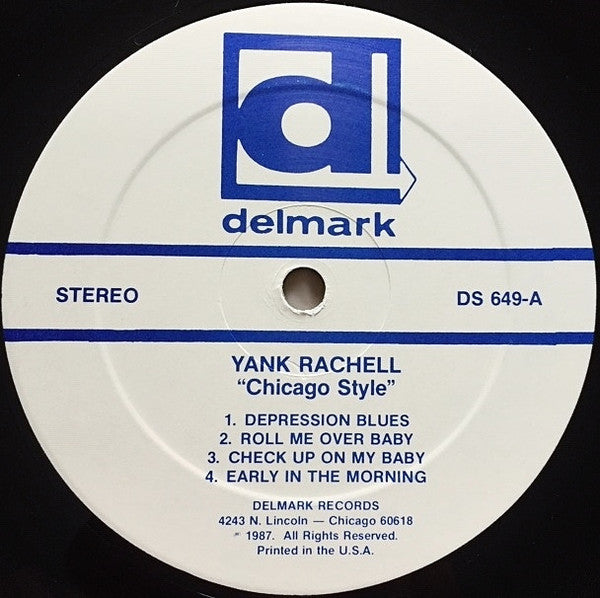 Yank Rachell : Chicago Style (LP, Album)