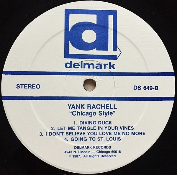 Yank Rachell : Chicago Style (LP, Album)