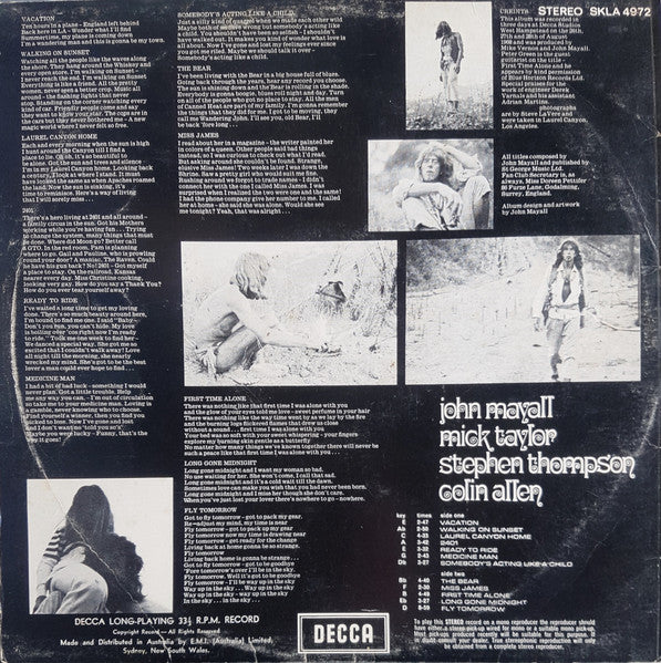 John Mayall : Blues From Laurel Canyon (LP, Album)